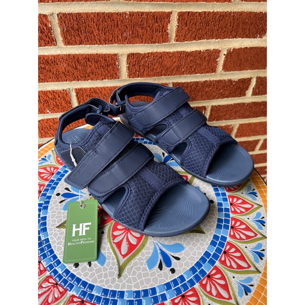 Hike Footwear HF Baresandals IV Sandals Women 9/9.5 Blue Barefoot Hiking Comfort